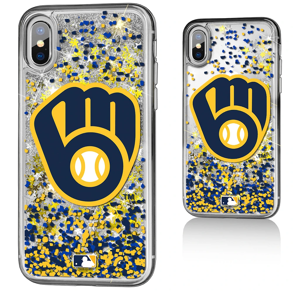 Milwaukee Brewers iPhone X/Xs Sparkle Glitter Case
