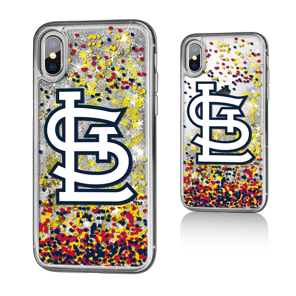 St. Louis Cardinals iPhone X/Xs Sparkle Glitter Case