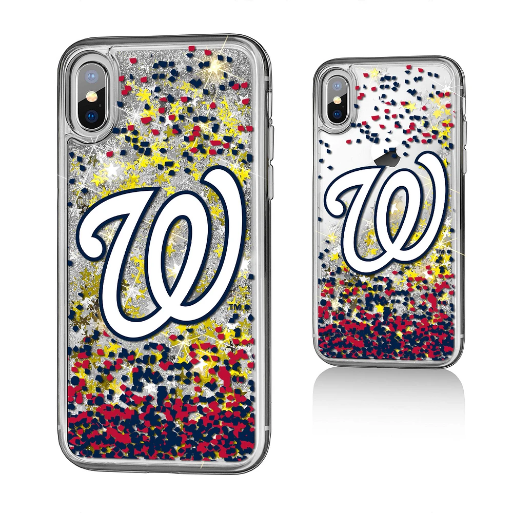 Washington Nationals iPhone X/Xs Glitter Case
