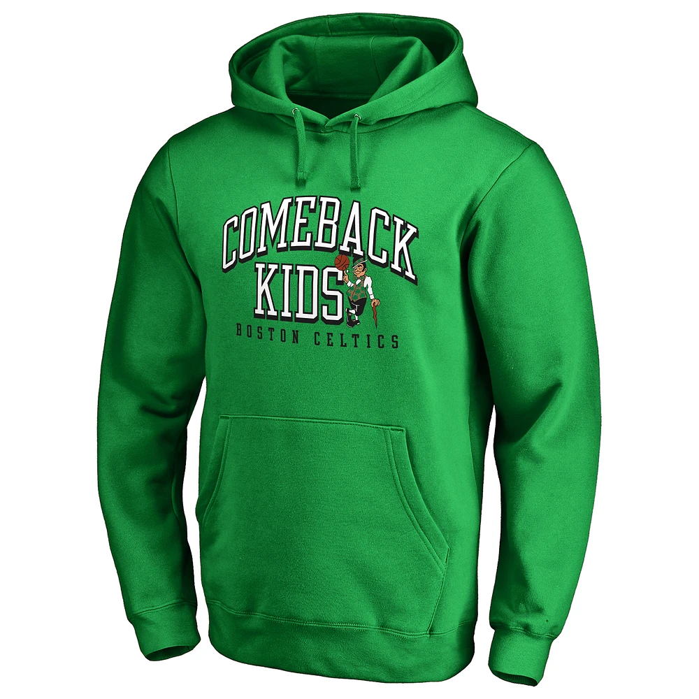 Men's Kelly Green Boston Celtics Comeback Kids Pullover Hoodie