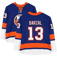 Mathew Barzal New York Islanders Autographed Blue Fanatics Breakaway Jersey