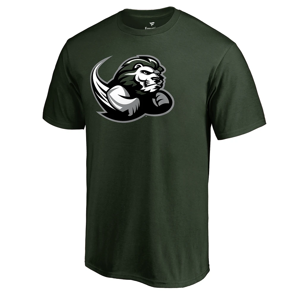Men's Green Slippery Rock Pride Random Logo One T-Shirt