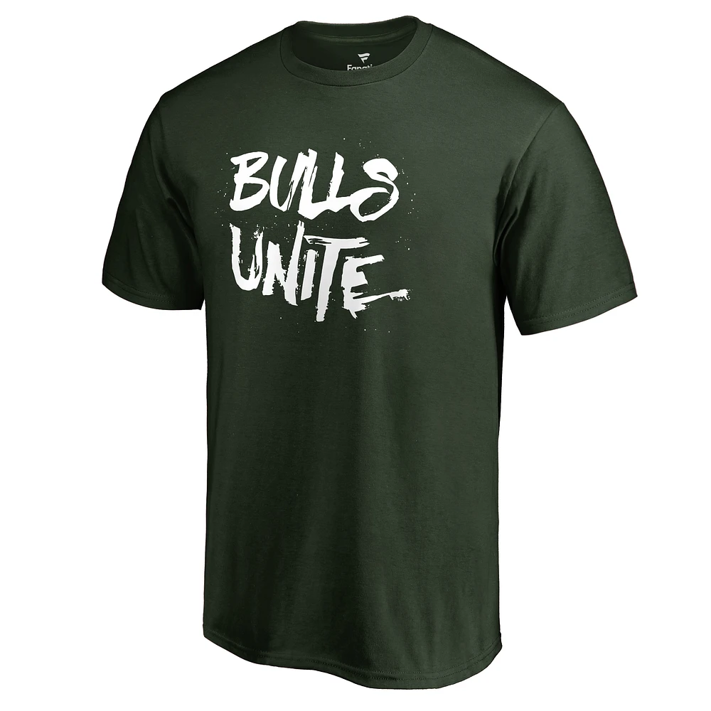 Men's Green South Florida Bulls Random Logo One T-Shirt