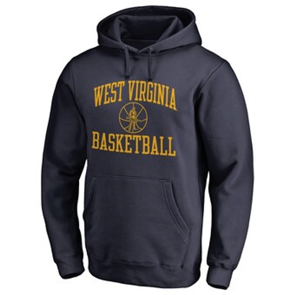 Men's Navy West Virginia Mountaineers In Bounds Pullover Hoodie