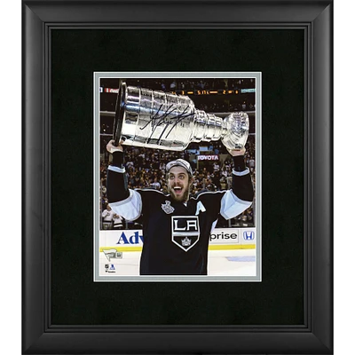Anze Kopitar Los Angeles Kings Framed Autographed 8" x 10" Raising Cup Photograph