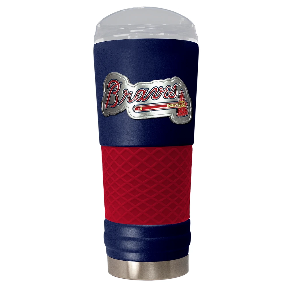Blue Atlanta Braves 24oz. Powder Coated Draft Travel Mug