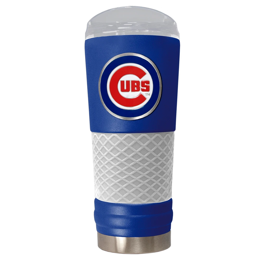 Blue Chicago Cubs 24oz. Powder Coated Draft Travel Mug