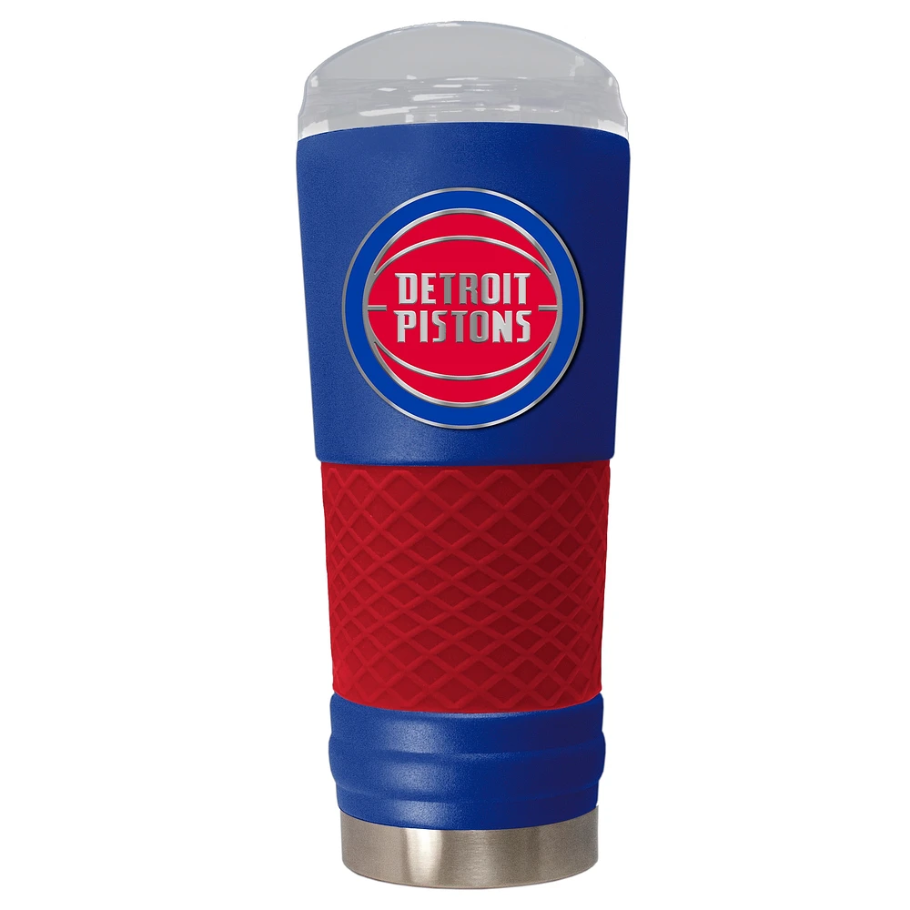 Blue Detroit Pistons 24oz. Powder Coated Draft Travel Mug