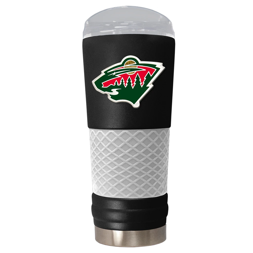 Black Minnesota Wild 24oz. Powder Coated Draft Travel Mug