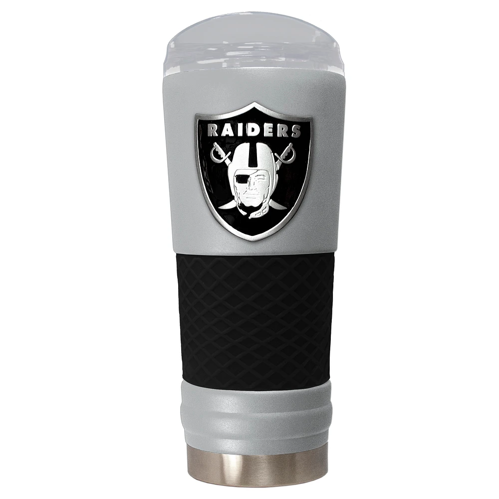Gray Las Vegas Raiders 24oz. Powder Coated Draft Travel Mug