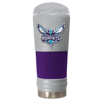 Yellow Charlotte Hornets 24oz. Powder Coated Draft Travel Mug