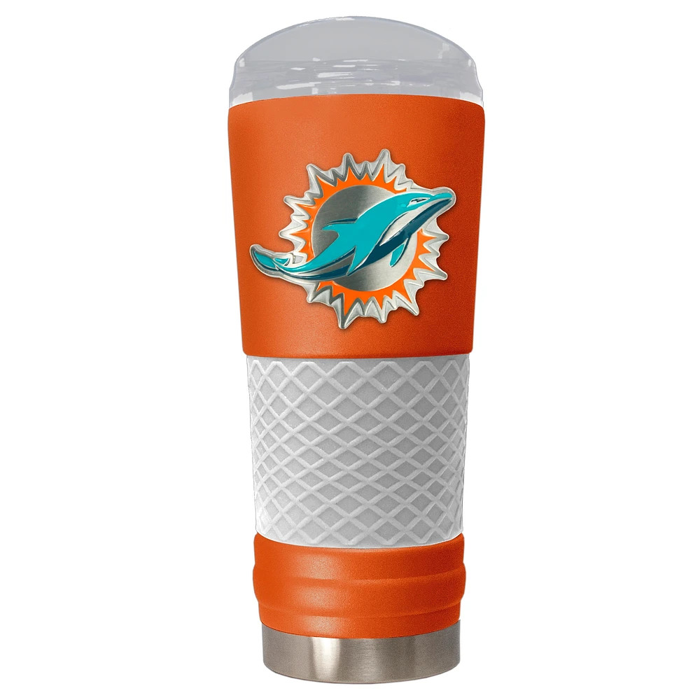 Miami Dolphins 24oz. Powder Coated Draft Travel Mug