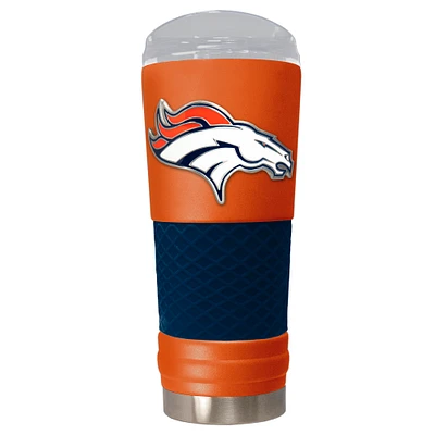 Orange Denver Broncos 24oz. Powder Coated Draft Travel Mug