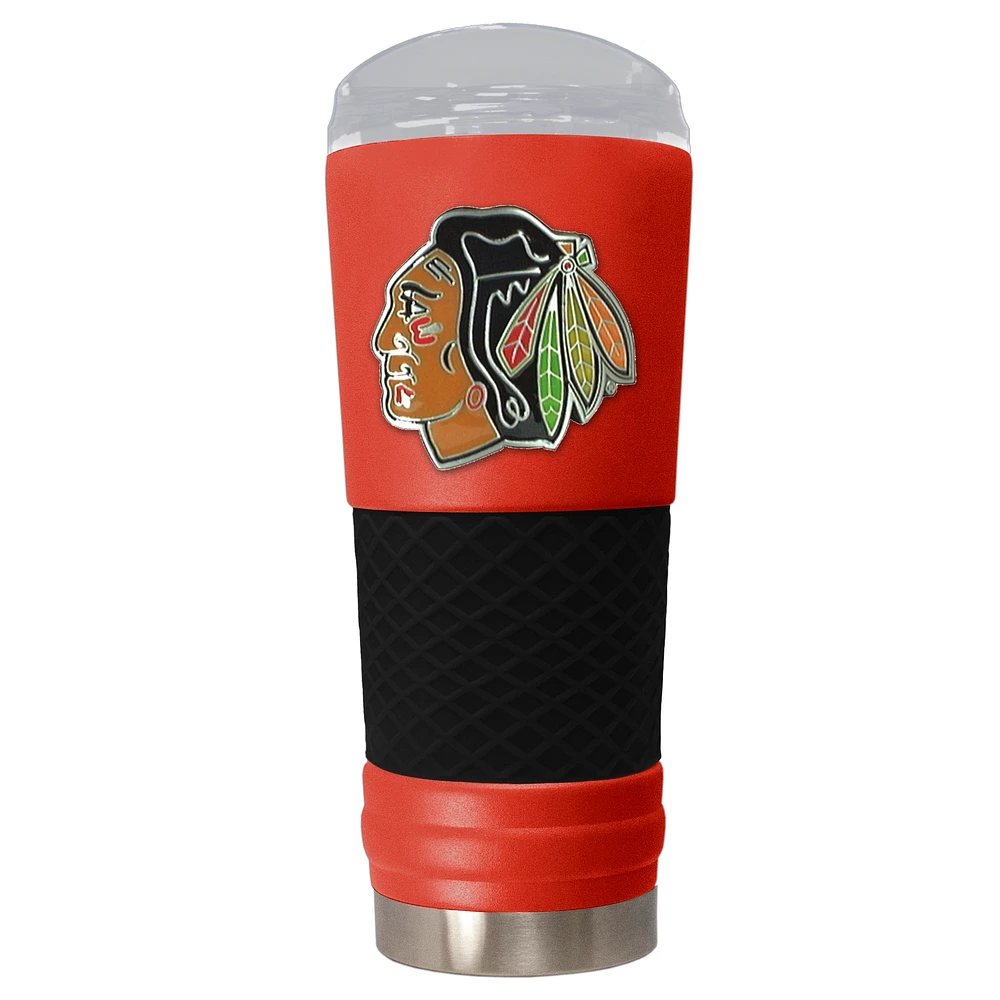 Red Chicago Blackhawks 24oz. Powder Coated Draft Travel Mug