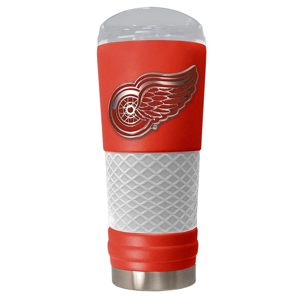Red Detroit Red Wings 24oz. Powder Coated Draft Travel Mug