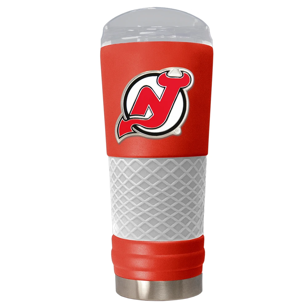 Red New Jersey Devils 24oz. Powder Coated Draft Travel Mug