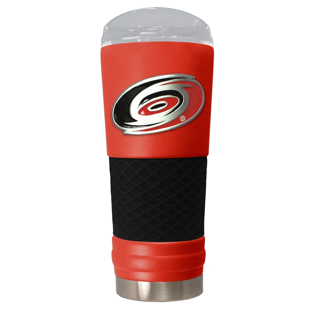 Red Carolina Hurricanes 24oz. Powder Coated Draft Travel Mug