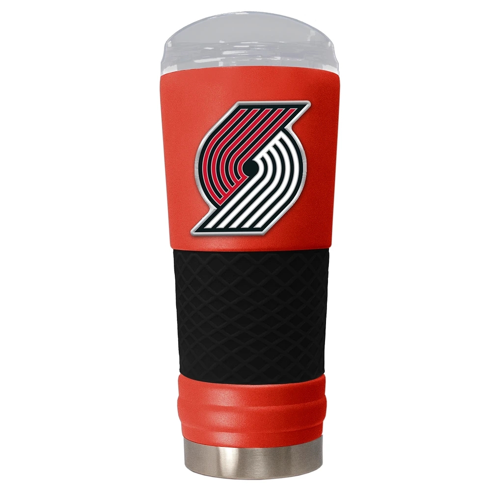 Red Portland Trail Blazers 24oz. Powder Coated Draft Travel Mug