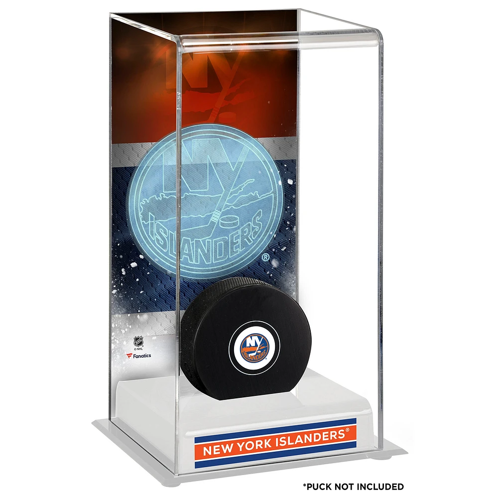 New York Islanders Deluxe Tall Hockey Puck Case