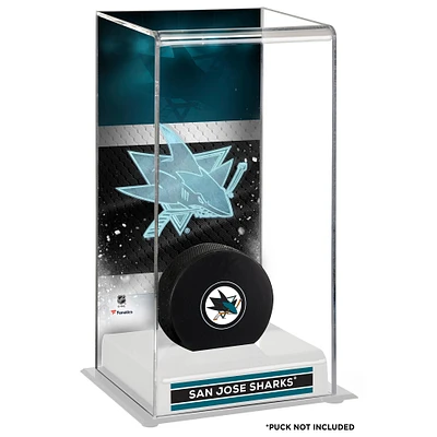 San Jose Sharks Deluxe Tall Hockey Puck Case