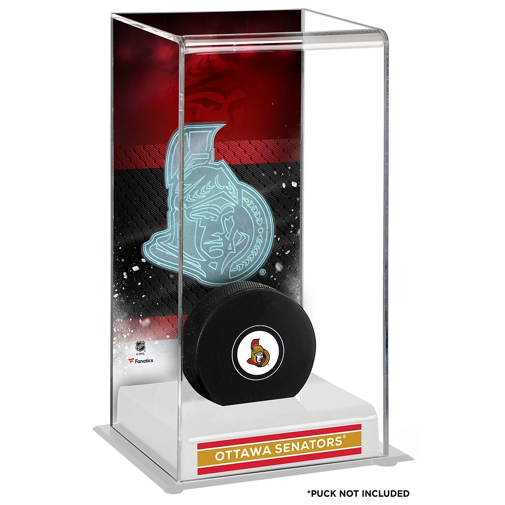 Ottawa Senators Deluxe Tall Hockey Puck Case