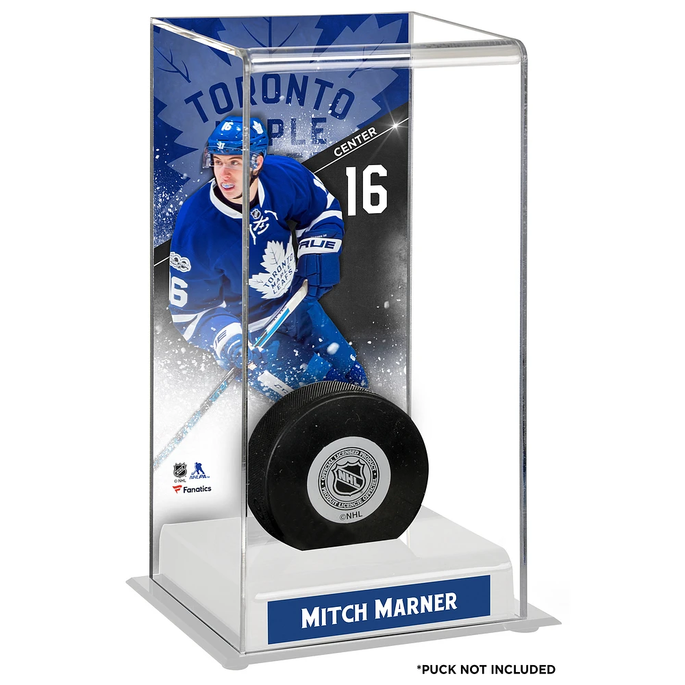 Mitch Marner Toronto Maple Leafs Deluxe Tall Hockey Puck Case