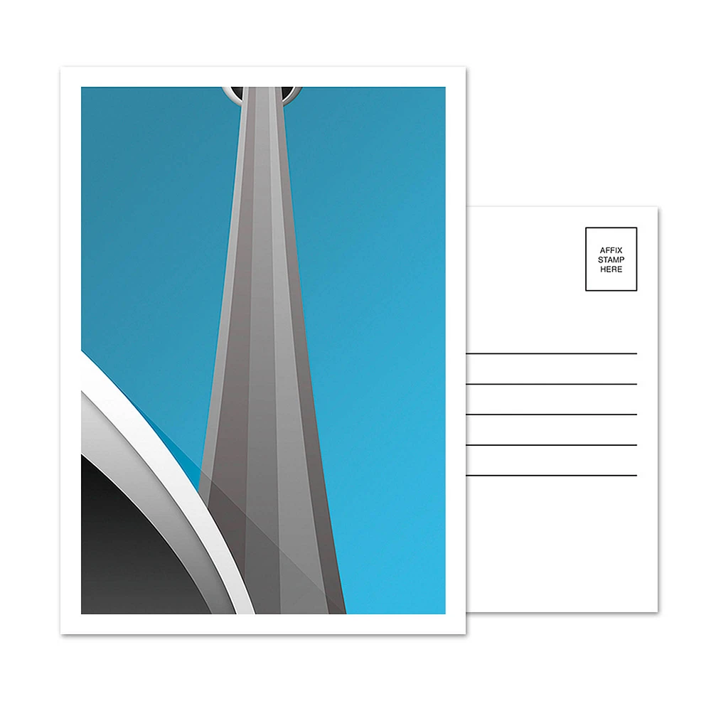 Toronto Blue Jays Rogers Centre 5-Pack Minimalist Postcard Set