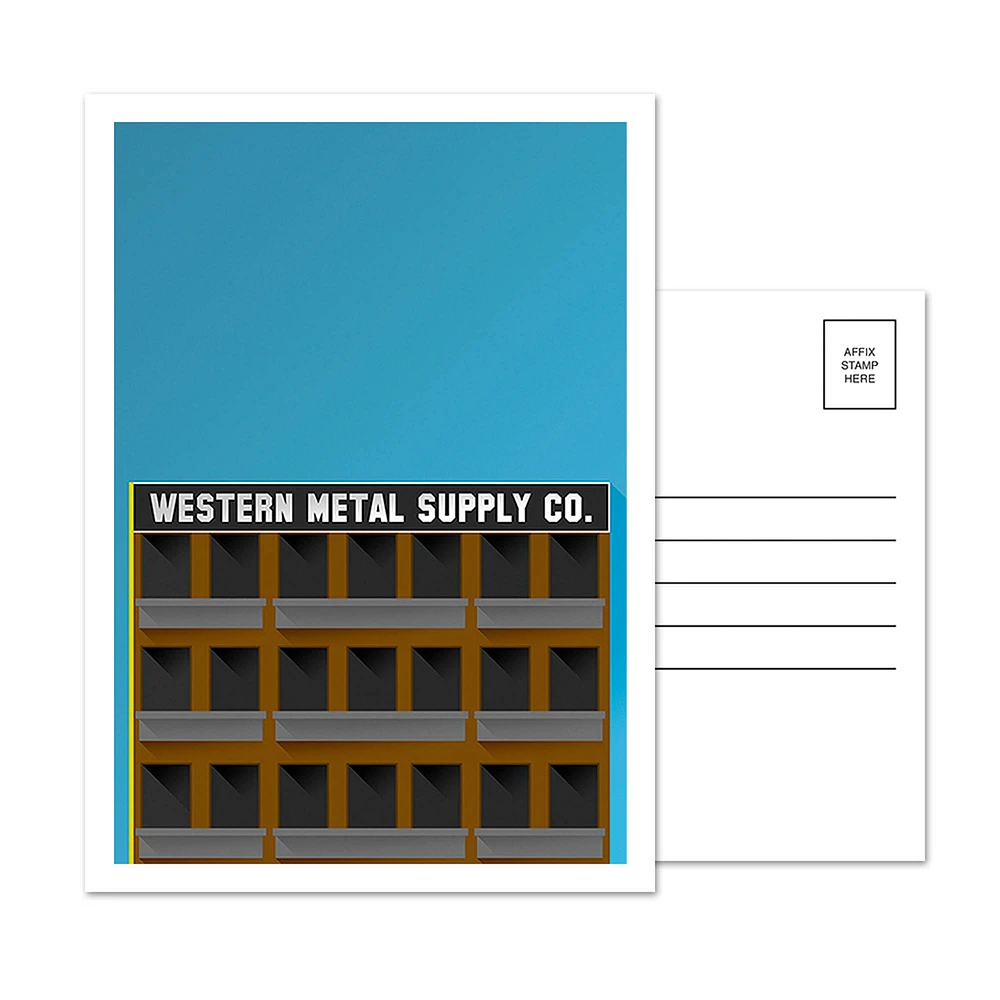 San Diego Padres Petco Park 5-Pack Minimalist Postcard Set