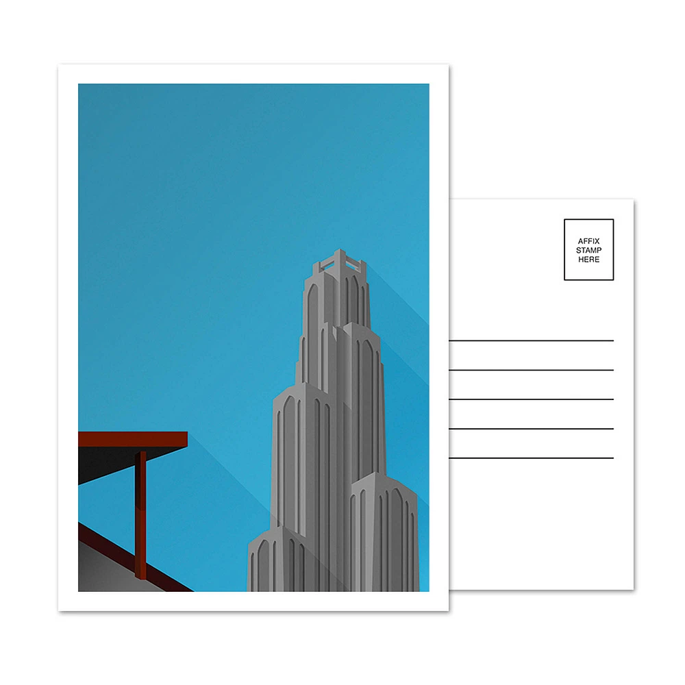 Pittsburgh Pirates Forbes Field 5-Pack Minimalist Postcard Set