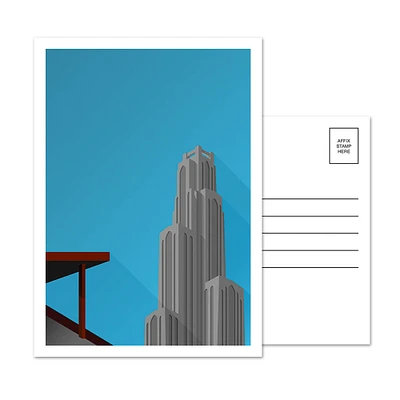 Pittsburgh Pirates Forbes Field 5-Pack Minimalist Postcard Set