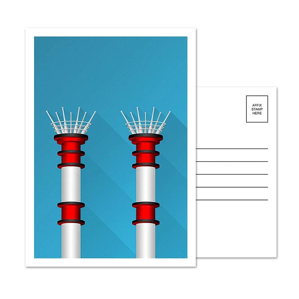 Cincinnati Reds Great American Ball Park 5-Pack Minimalist Postcard Set