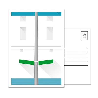 Detroit Tigers Tiger Stadium 5-Pack Minimalist Postcard Set