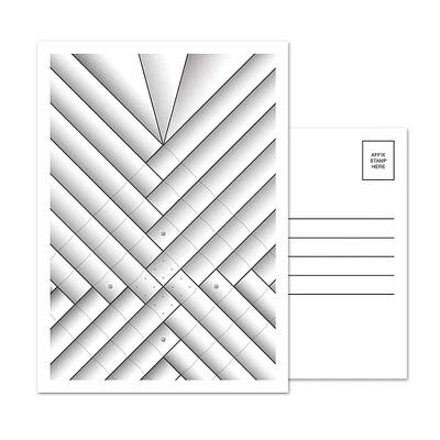 Minnesota Twins Metrodome 5-Pack Minimalist Postcard Set