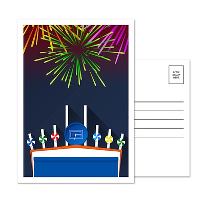 Chicago White Sox Comiskey Park 5-Pack Minimalist Postcard Set