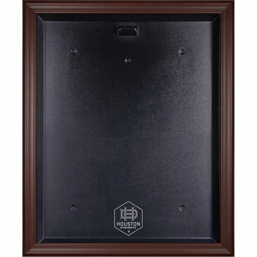 Houston Dynamo Framed Brown Team Logo Jersey Display Case