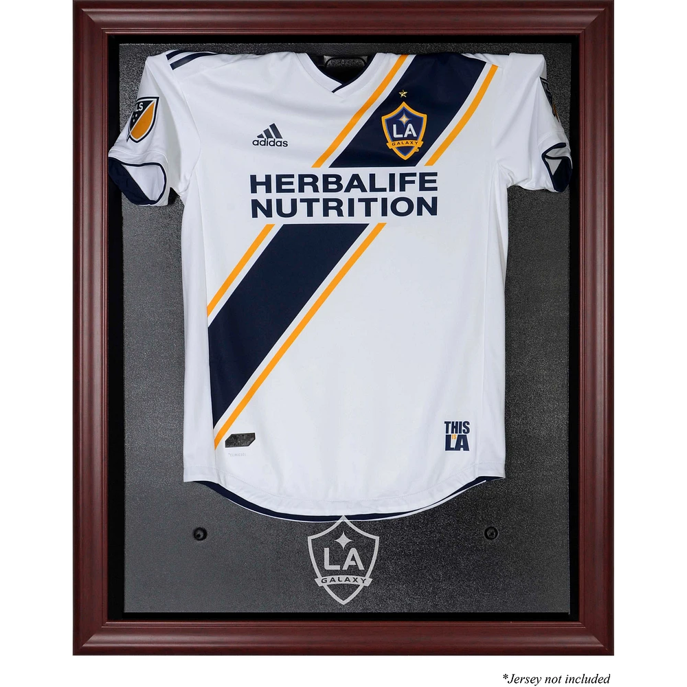 LA Galaxy Framed Mahogany Team Logo Jersey Display Case