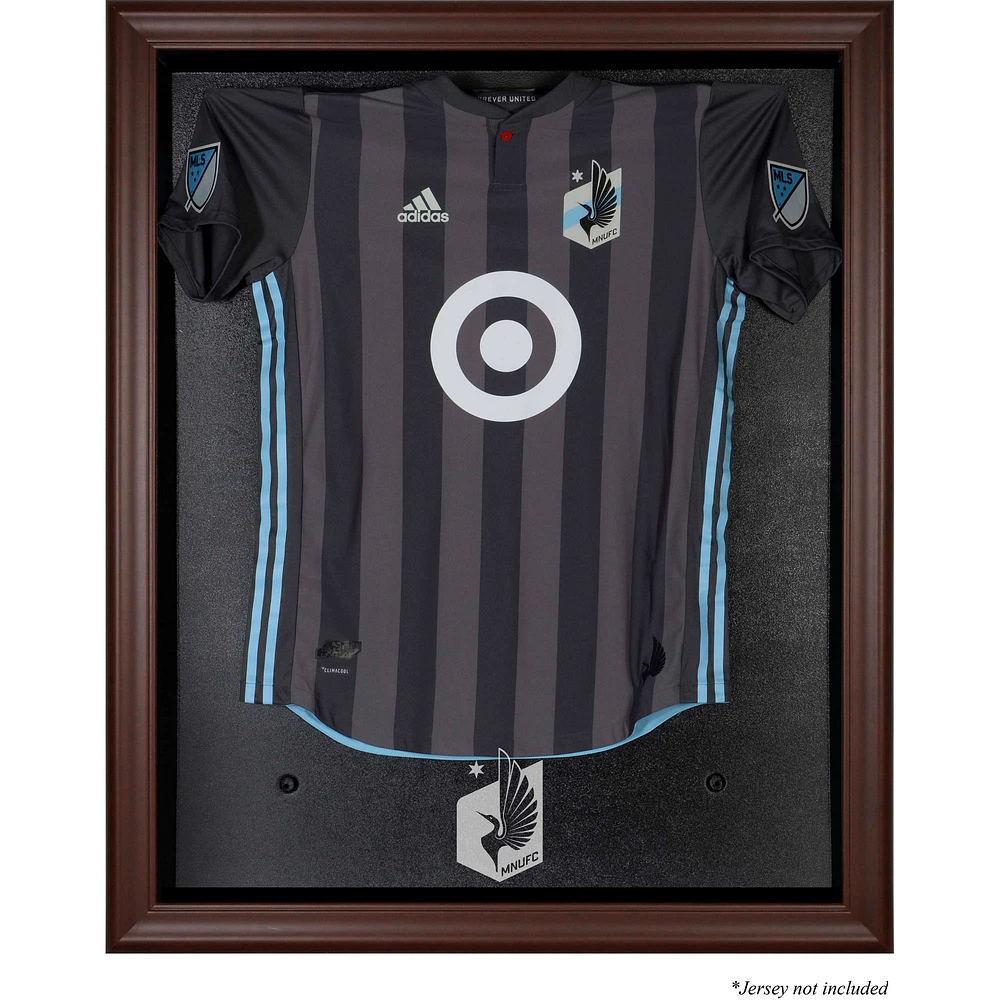 Minnesota United FC Framed Brown Team Logo Jersey Display Case