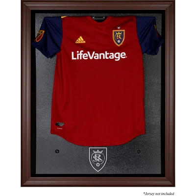 Real Salt Lake Framed Brown Team Logo Jersey Display Case