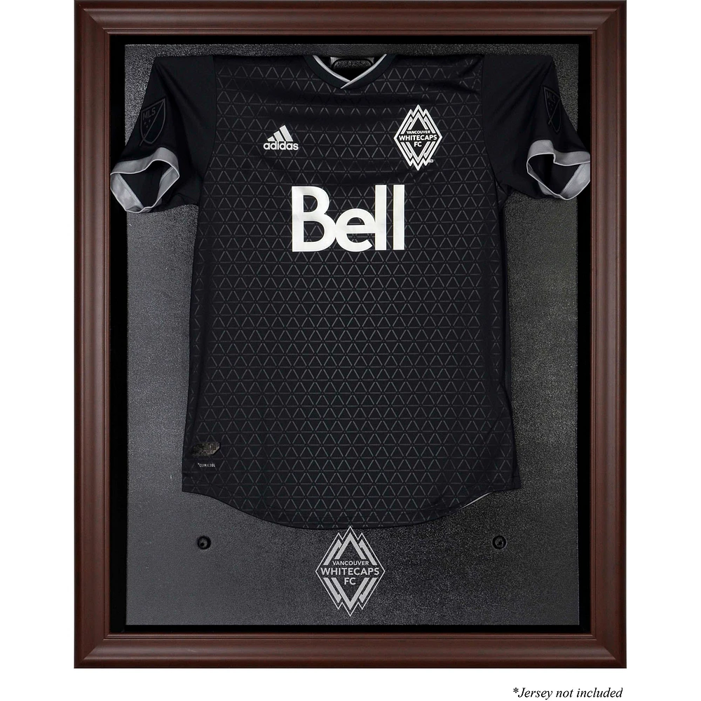 Vancouver Whitecaps FC Framed Brown Team Logo Jersey Display Case