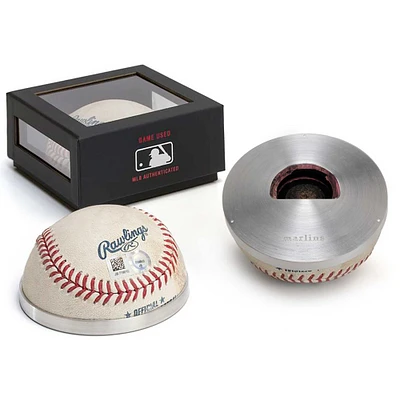 Tokens & Icons Miami Marlins Game Used MLB Half Baseball Bottle Opener