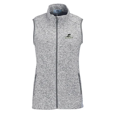 Women's Heather Gray Providence Friars Summit Fleece Full Zip Sweater Vest
