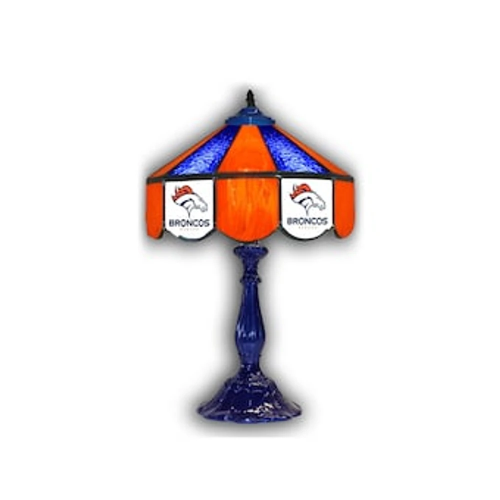 Denver Broncos 21" Glass Table Lamp