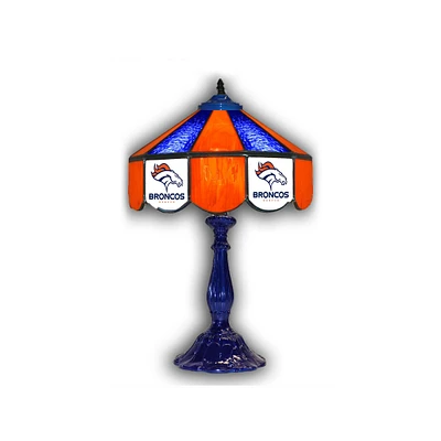Denver Broncos 21" Glass Table Lamp