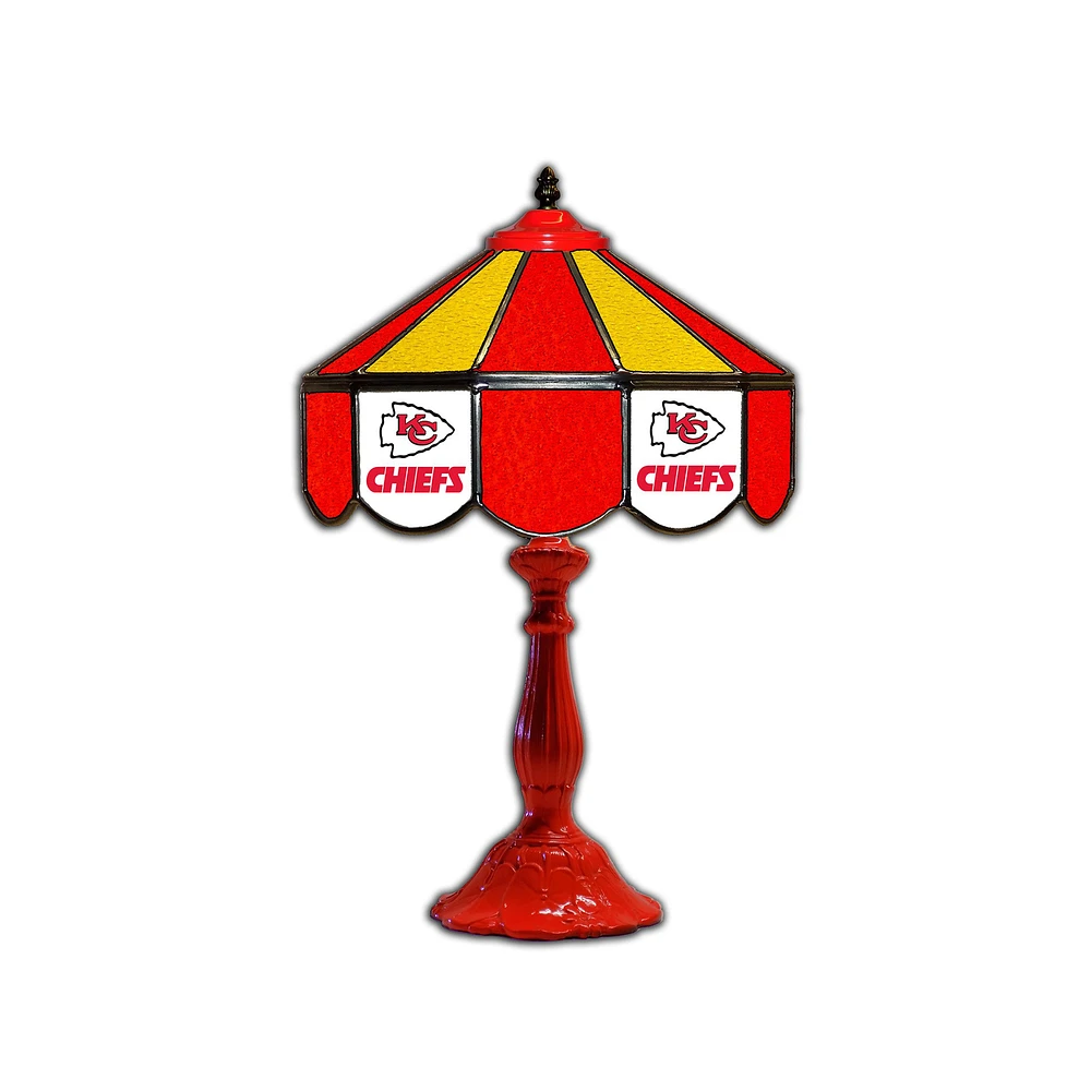 Kansas City Chiefs 21" Glass Table Lamp