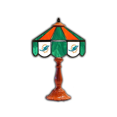 Miami Dolphins 21" Glass Table Lamp