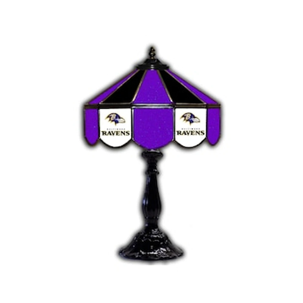 Baltimore Ravens 21" Glass Table Lamp