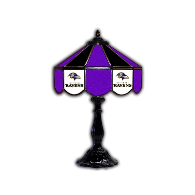 Baltimore Ravens 21" Glass Table Lamp