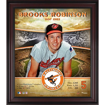 Brooks Robinson Baltimore Orioles Framed 15" x 17" Hall of Fame Career Profile
