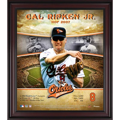 Cal Ripken Baltimore Orioles Framed 15" x 17" Hall of Fame Career Profile