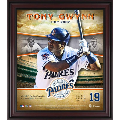 Tony Gwynn San Diego Padres Framed 15" x 17" Hall of Fame Career Profile
